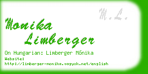 monika limberger business card